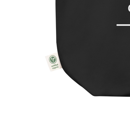 EXHALE INHALE Bio-Tote Bag Schwarz – Yoga Labrador