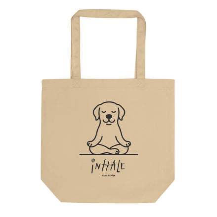 EXHALE INHALE Bio-Tote Bag – Yoga Labrador