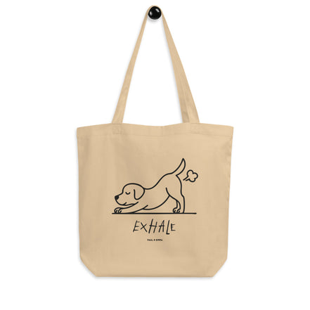 EXHALE INHALE Bio-Tote Bag – Yoga Labrador