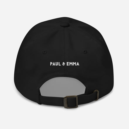 Baseball Cap mit weißer (R)AUSZEIT Stickerei - Paul & Emma Collection für Hundemenschen