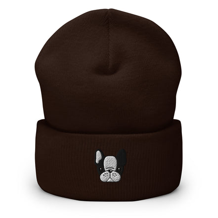  Beanie mit gestickter French Bulldog Stickerei - Paul & Emma Breed Collection
