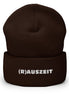 (R)AUSZEIT Beanie mit weißer Stickerei