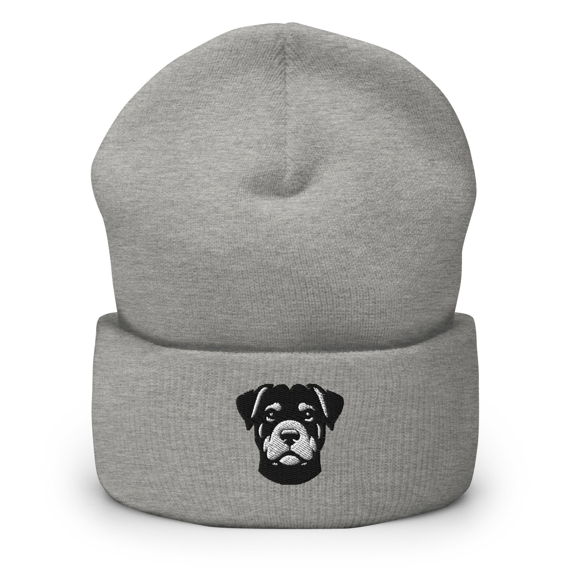 Beanie mit gesticktem Rottweiler-Kopf - Paul & Emma Breed Collection