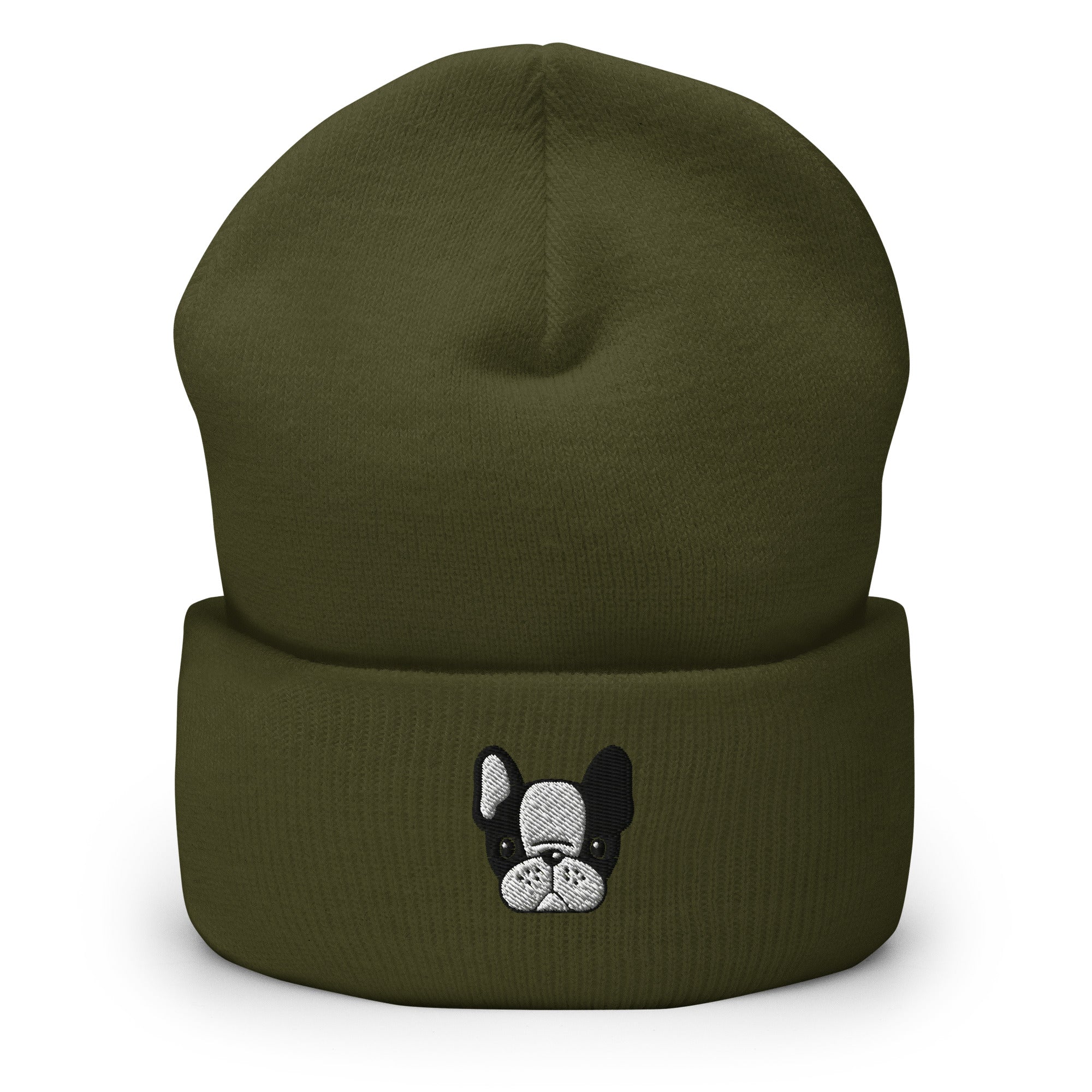  Beanie mit gestickter French Bulldog Stickerei - Paul & Emma Breed Collection