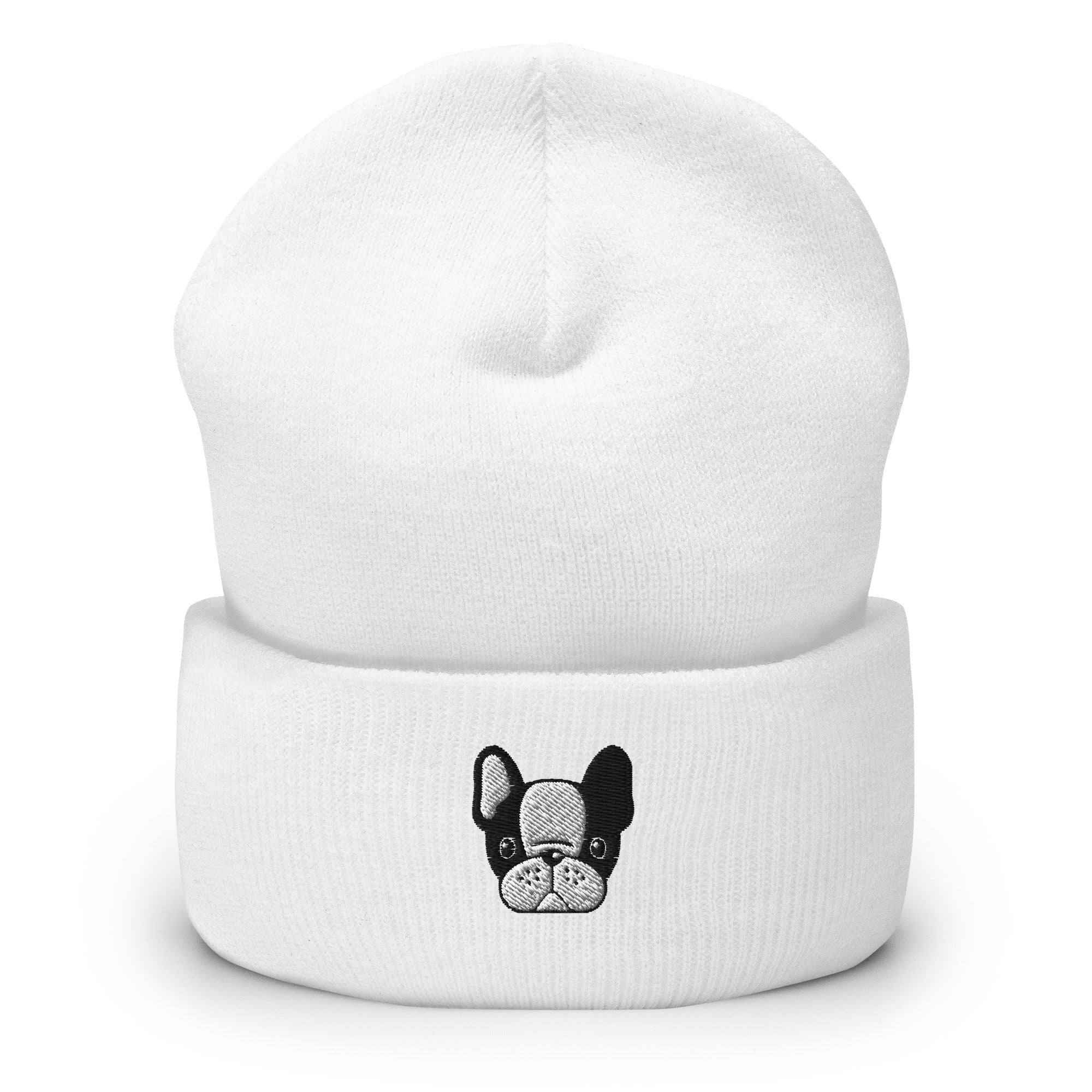  Beanie mit gestickter French Bulldog Stickerei - Paul & Emma Breed Collection
