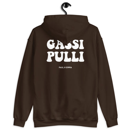 Hoodie mit Gassi Pulli Print auf dem Rücken - Paul Emma Kapuzenpullover für Hundebesitzer