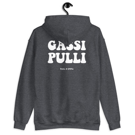 Hoodie mit Gassi Pulli Print auf dem Rücken - Paul Emma Kapuzenpullover für Hundebesitzer