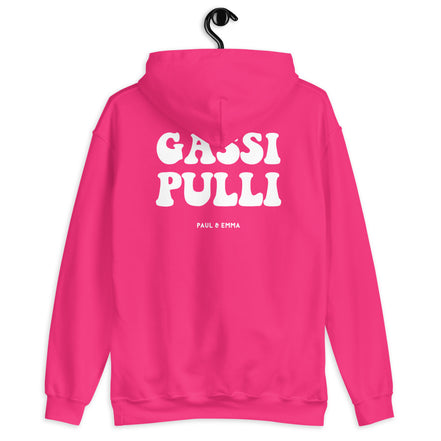 Hoodie mit Gassi Pulli Print auf dem Rücken - Paul Emma Kapuzenpullover für Hundebesitzer
