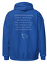 Hoodie mit Life lessons from our dogs Text auf der Rückseite - Paul & Emma Philosophy Collection